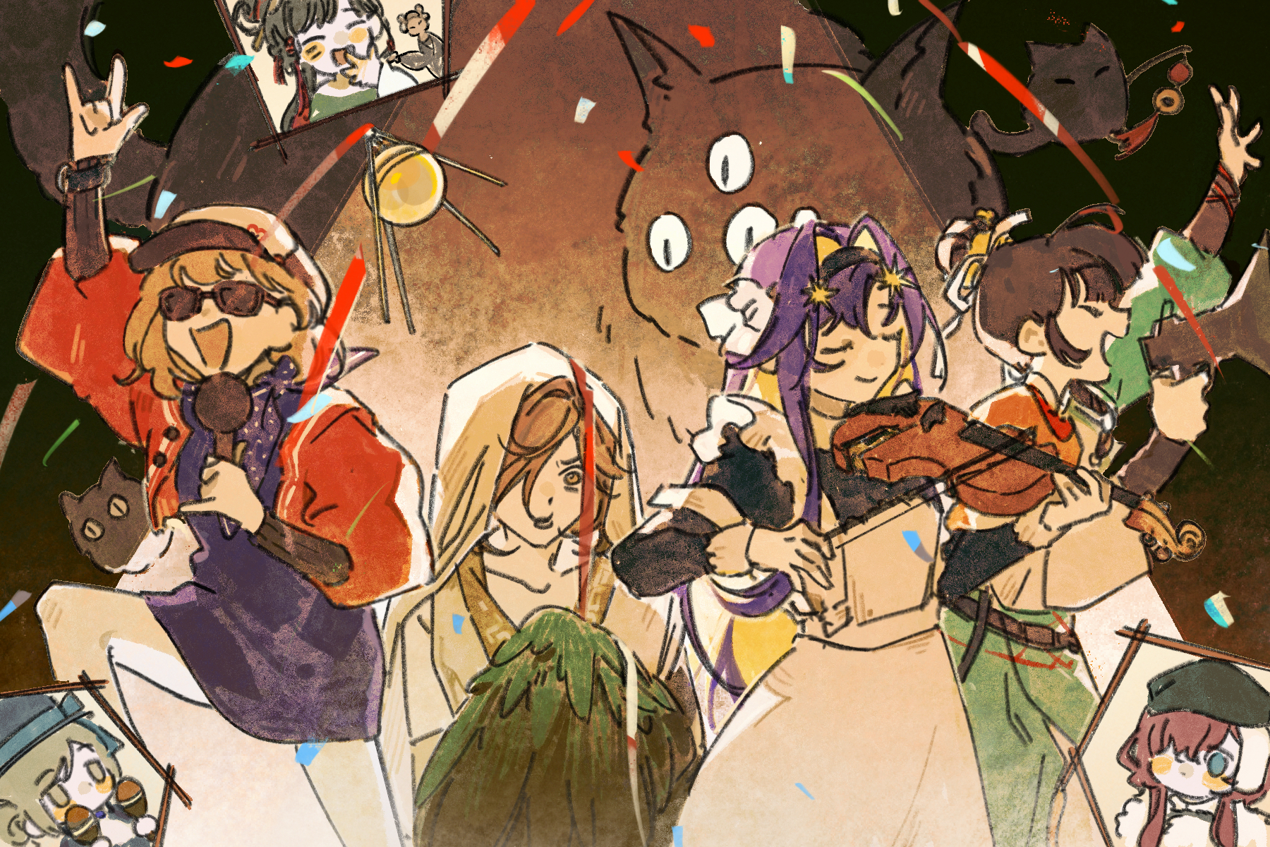 Regulus, Getian, Voyager, An-an Lee, Vertin, Jiu Niangzi & Yenisei